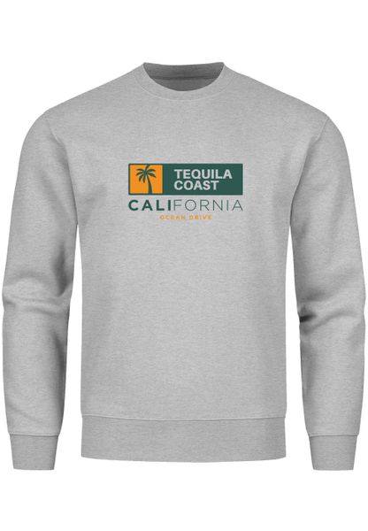 Neverless Sweatshirt Sweatshirt Herren Print California günstig online kaufen