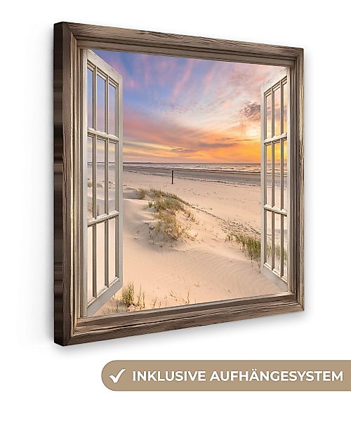 OneMillionCanvasses® Leinwandbild Aussicht - Strand - günstig online kaufen