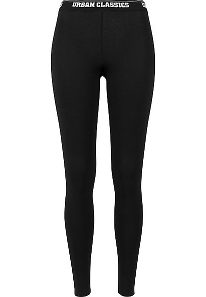 URBAN CLASSICS Leggings Urban Classics Damen Ladies Logo Leggings (1-tlg) günstig online kaufen