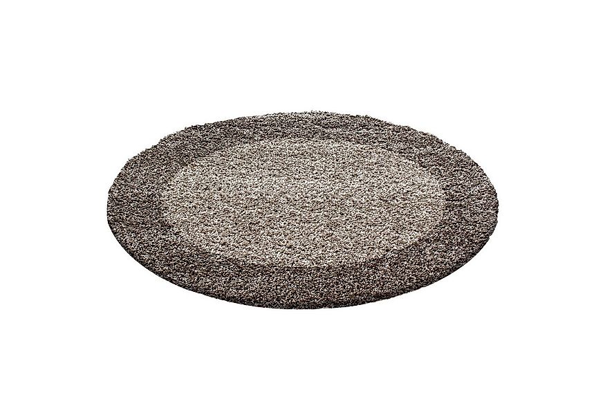 Carpettex Hochflor-Teppich Bordüre Design, Rund, Höhe: 30 mm, Teppich Wohnz günstig online kaufen