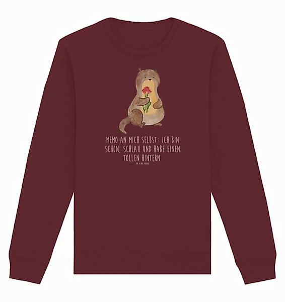 Mr. & Mrs. Panda Longpullover Größe XXL Otter Blumenstrauß - Burgundy - Ges günstig online kaufen