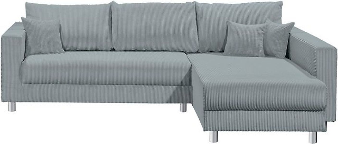 INOSIGN Ecksofa 153, Inkl. Schlaffunktion und großen Strauraum günstig online kaufen