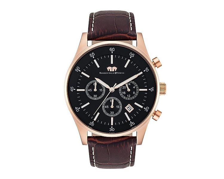 Rhodenwald & Söhne Chronograph Goodwill dunkelbraun Goodwill, aus Edelstahl günstig online kaufen