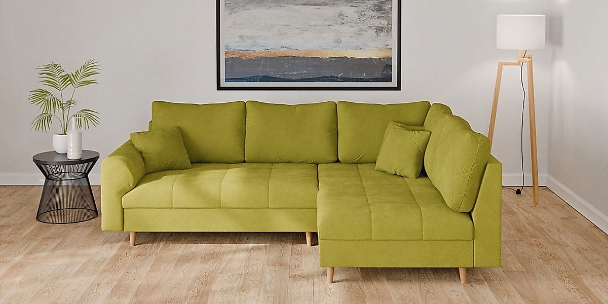 Home affaire Ecksofa "CHARRE L-Form mit Ottomane, Maße B/T/H: 231/161/81 cm günstig online kaufen