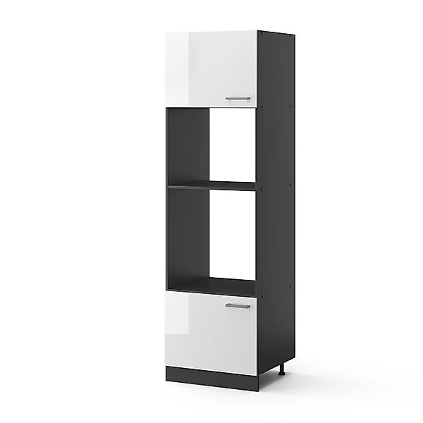 Vicco Mikrowellenschrank R-Line Küchenregal für die Mikrowelle Weiß Hochgla günstig online kaufen