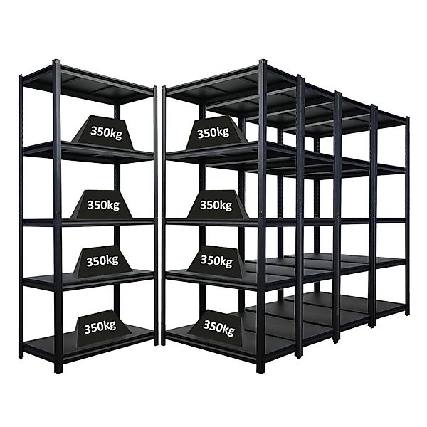 PROREGAL Mega Deal 5x Schwerlastregal Thorin HxBxT 180x90x40cm Fachlast 350 günstig online kaufen