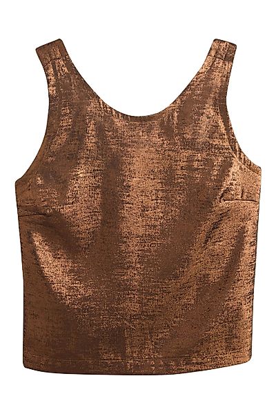 Next Blusentop Ärmelloses Metallic-Top (1-tlg) günstig online kaufen