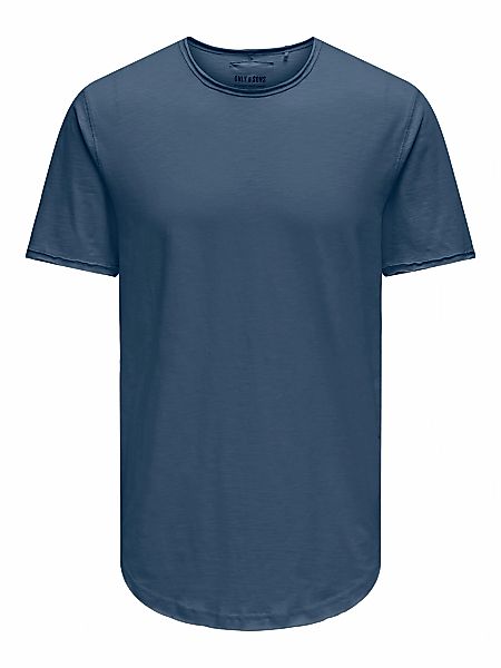 ONLY & SONS Rundhalsshirt "ONSBENNE LONGY SS TEE NF 7822 NOOS" günstig online kaufen