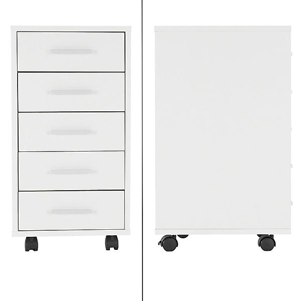 ML-DESIGN Rollcontainer Mobiler Aktenschrank aus Holz günstig online kaufen