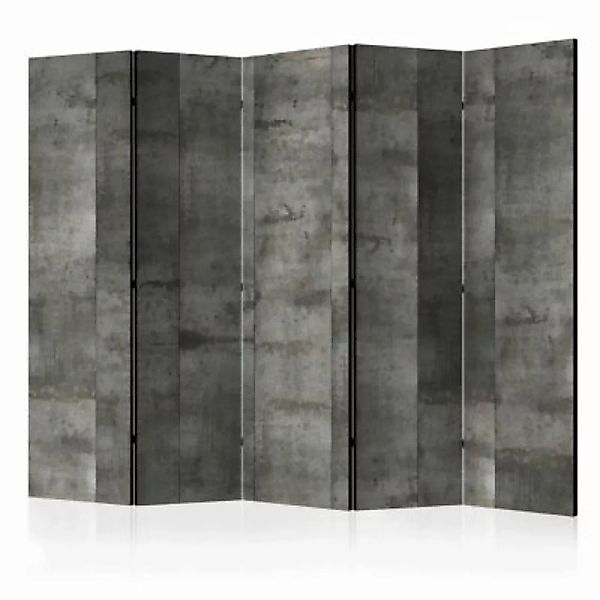 artgeist Paravent Steel design II [Room Dividers] grau/braun Gr. 225 x 172 günstig online kaufen
