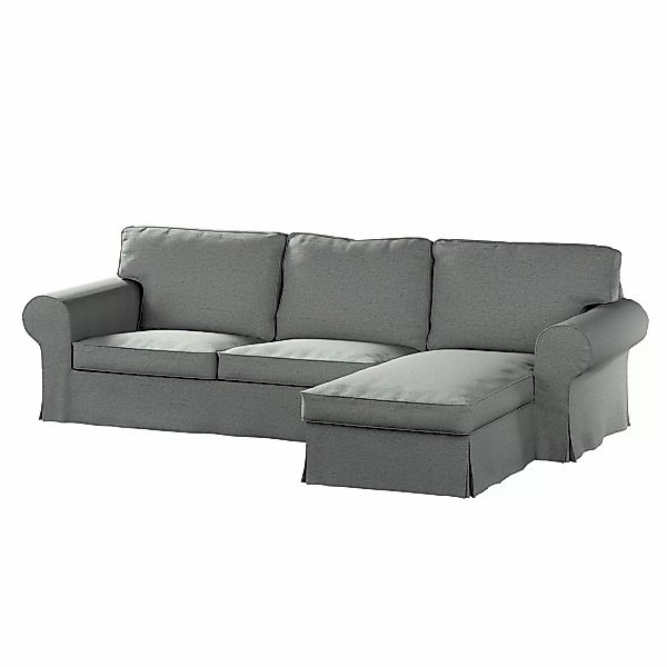 Bezug für Ektorp 2-Sitzer Sofa mit Recamiere, blau, Ektorp 2-Sitzer Sofabez günstig online kaufen