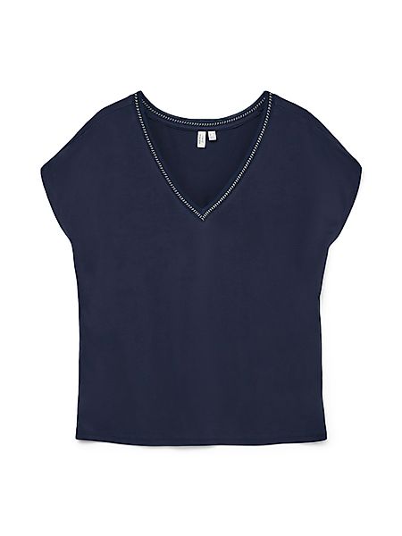 Vero Moda Kurzarmshirt VMBATILA C/S V-NECK günstig online kaufen