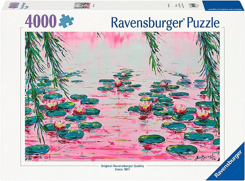 Ravensburger Puzzle Pink Water Lilies, 4000 günstig online kaufen