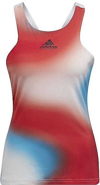 adidas Performance Tanktop Tennis-Tank Melbourne Printed rot/blau/weiss Dam günstig online kaufen