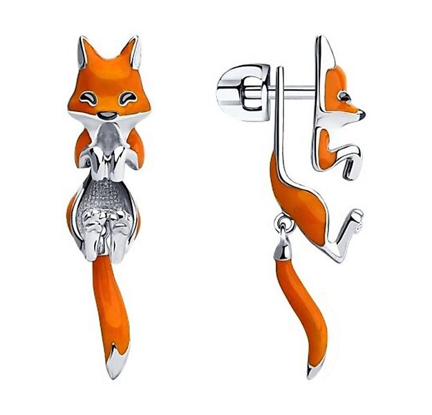 Secretforyou Paar Ohrstecker Ohrstecker Jacket Ohrringe Sterlingsilber Emai günstig online kaufen