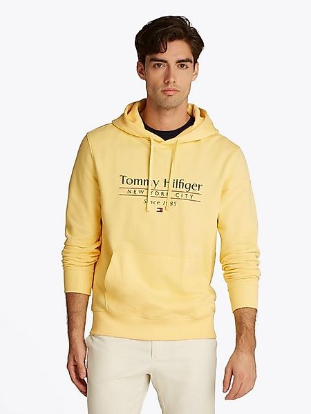 Tommy Hilfiger Hoodie HILFIGER CENTER STACK HOODY mit großem mehrfarbigen P günstig online kaufen