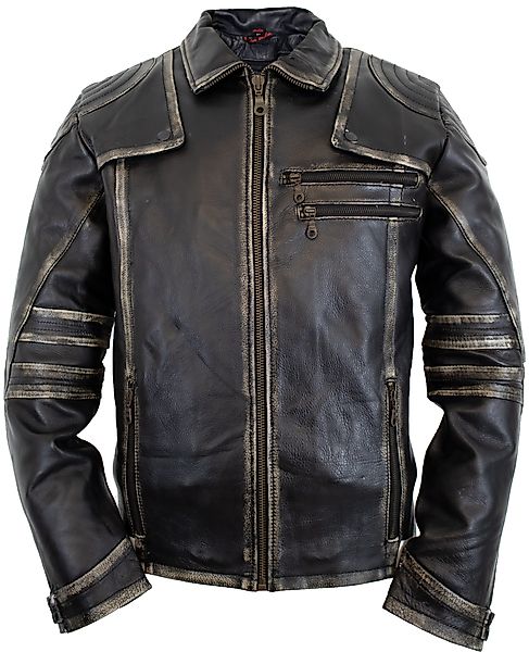 MDM Motorradjacke Herren Motorrad Lederjacke im günstig online kaufen