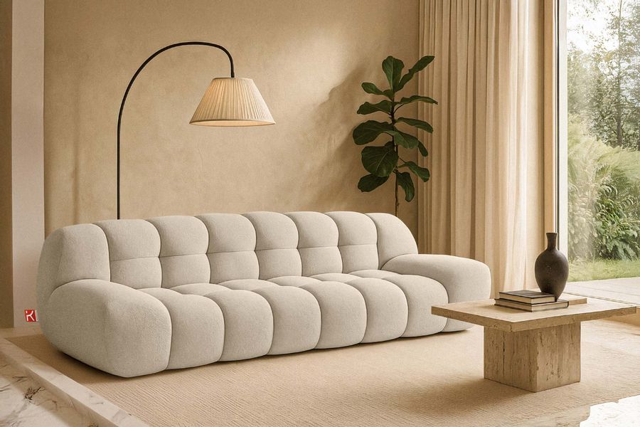 KONSIMO® Sofa VENA Einzelsofa, Japandi-Stil, Premiumqualität günstig online kaufen