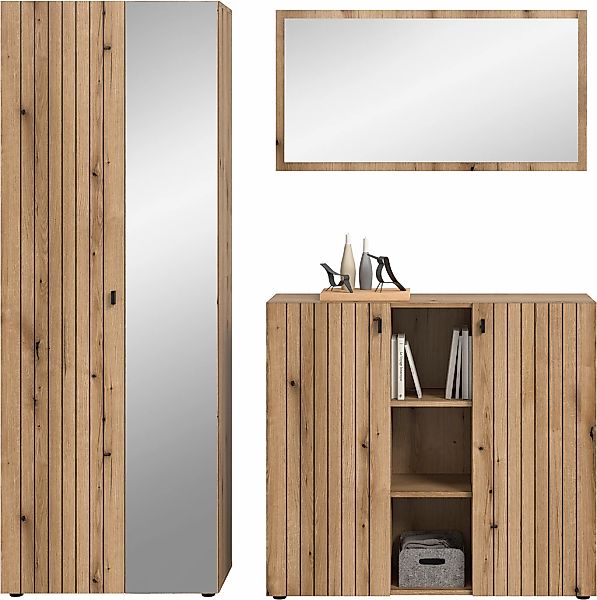 INOSIGN Garderoben-Set "TATIO, 3-tlg. Garderobenkombination, Breite: 191 cm günstig online kaufen