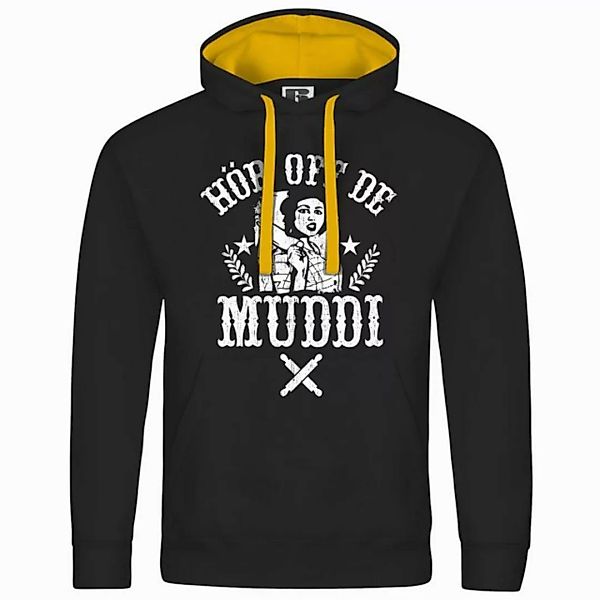 deinshirt Kapuzenpullover Herren Kapuzenpullover Hör off de Muddi Mit Print günstig online kaufen