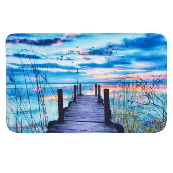 Sanilo Schaum-Badematte "Sunset" Höhe 15 mm Memory Schaum  rutschhemmend be günstig online kaufen