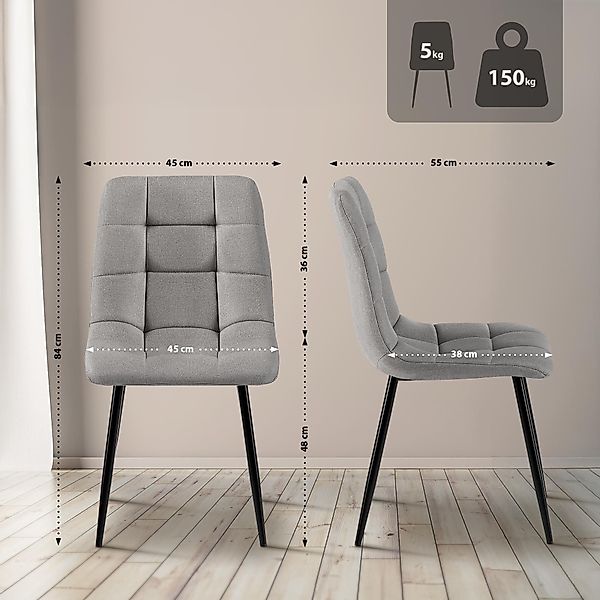 CLP Esszimmerstuhl Tilde (2er Set), mit günstig online kaufen