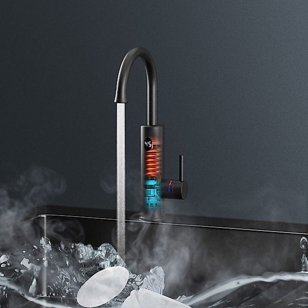 Oihpaw Küchenarmatur mit integriertem Durchlauferhitzer Wasserhahn günstig online kaufen