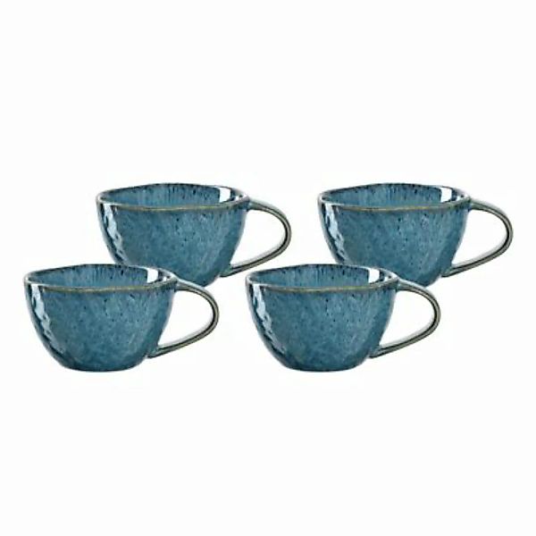 LEONARDO MATERA Keramiktasse 290 ml blau 4er Set Tassen günstig online kaufen