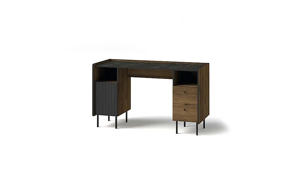 Schreibtisch   ¦ holzfarben ¦ Maße (cm): B: 135 H: 79 Tische > Schreibtisch günstig online kaufen