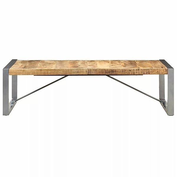 Couchtisch 140x70x40 Cm Raues Mangoholz günstig online kaufen