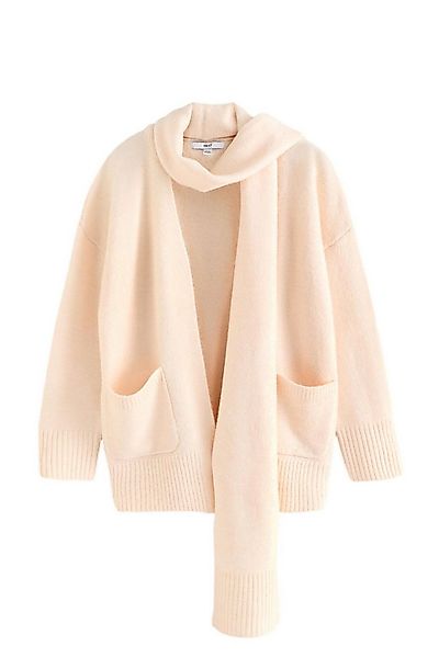 Next Strickjacke Strickjacke mit Schal (1-tlg) günstig online kaufen