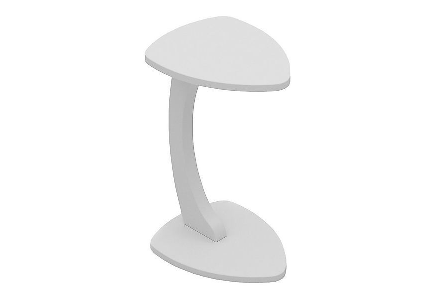 en.casa Beistelltisch, rollbar »Klinerg« C-Form 40 x 37 x 56 cm Weiß günstig online kaufen