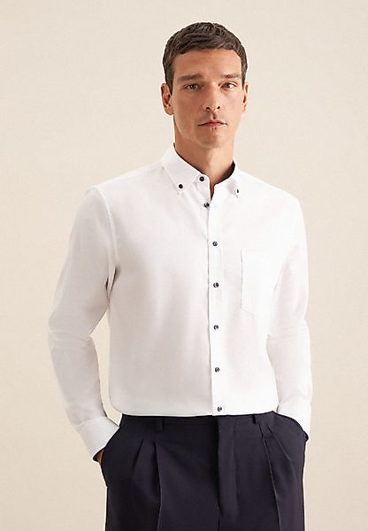 seidensticker Businesshemd Regular Regular Langarm Button-Down-Kragen günstig online kaufen