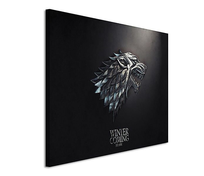 Sinus Art Leinwandbild Game of Thrones Stark 120x80cm günstig online kaufen