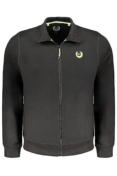 GIAN MARCO VENTURI Sweatshirt Herren-Sweatshirt Schwarz, Reißverschluss & günstig online kaufen