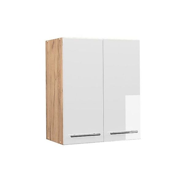 Vicco Hängeschrank Fame-Line, Weiß Hochglanz/Goldkraft Eiche, günstig online kaufen