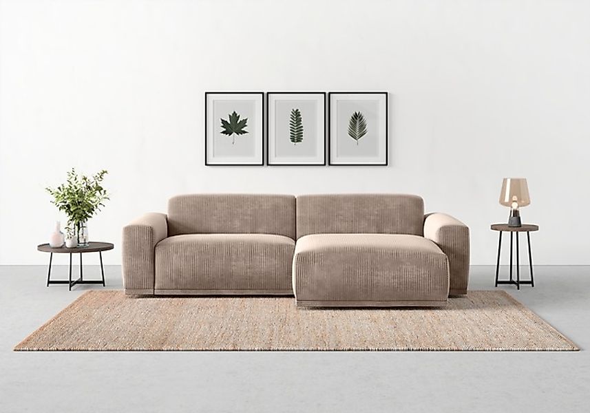 TRENDMANUFAKTUR Ecksofa »Braga, mit hochwertigem Kaltschaum, L-Form, in Cor günstig online kaufen