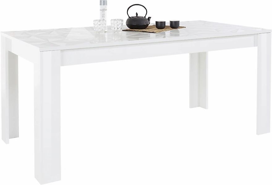 INOSIGN Esstisch "Prisma 180x90 cm, Esszimmertisch, ausziehbar, erweiterbar günstig online kaufen