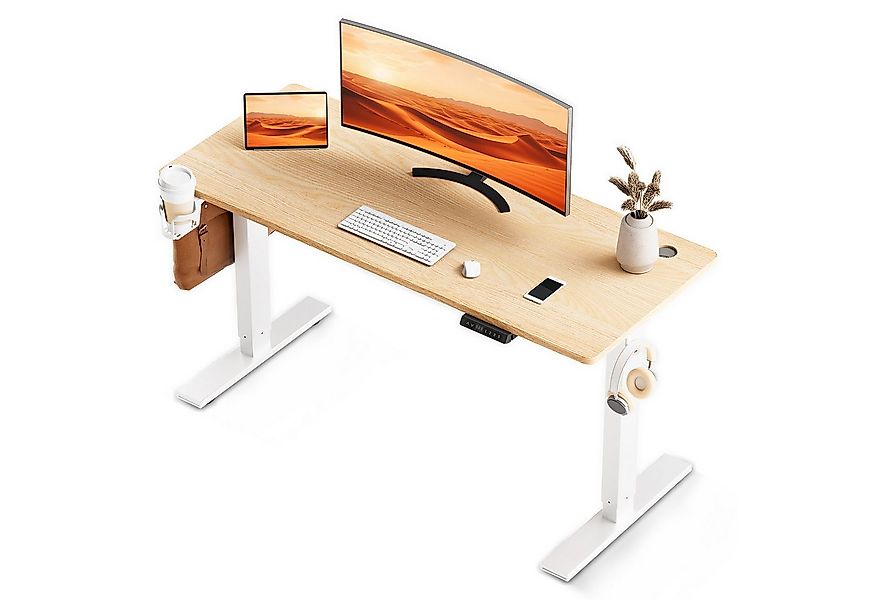 HOMAVO Schreibtisch Elektrisch höhenverstellbarer Schreibtisch Memory-Funkt günstig online kaufen