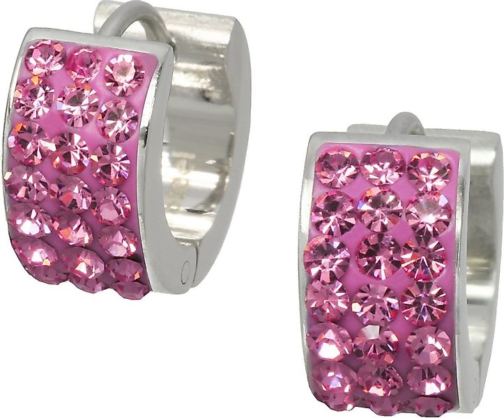 Amello Paar Creolen Amello Ohrringe Edelstahl Creolen Damen (Creolen), Dame günstig online kaufen