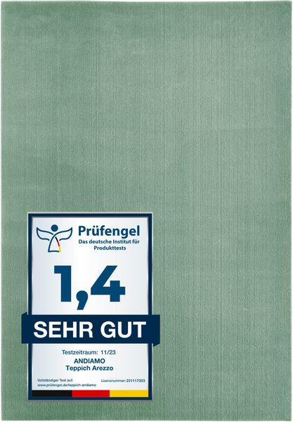 Andiamo Badematte "Arezzo" Höhe 16 mm rutschhemmend beschichtet fußbodenhei günstig online kaufen