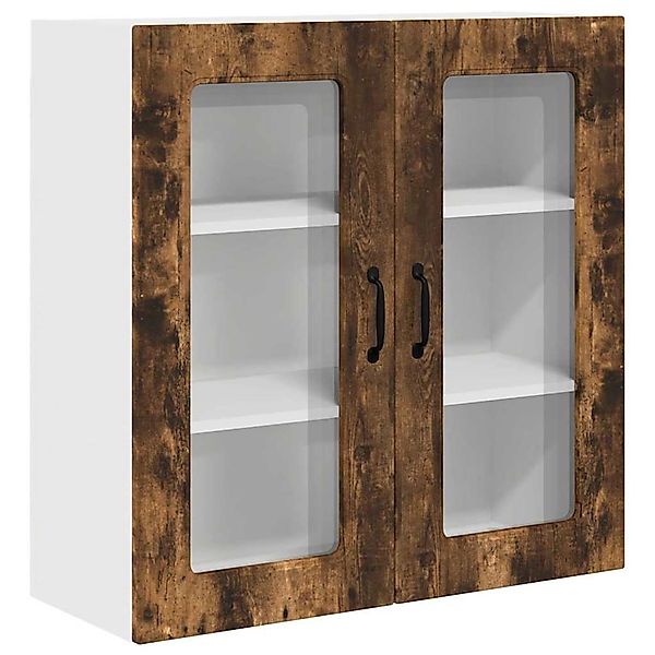 vidaXL Küchenwandschrank mit Regal Geräucherte Eiche 80 x 31 x 80 cm 884719 günstig online kaufen