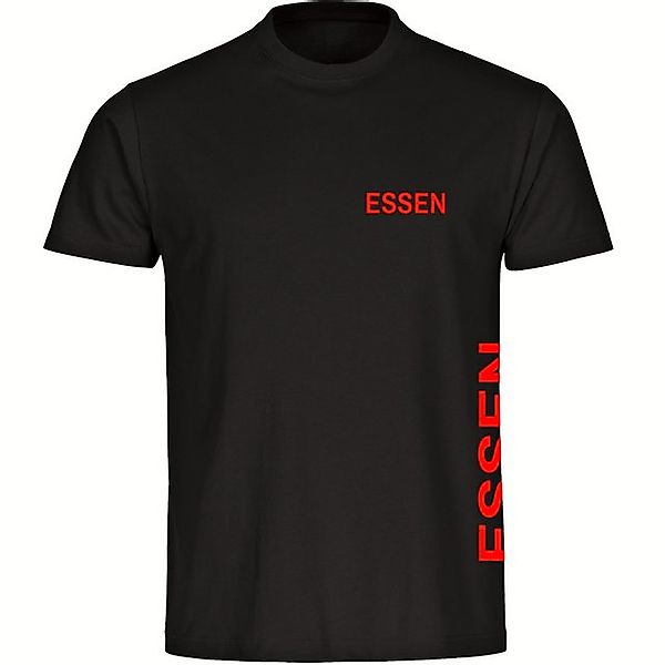 multifanshop T-Shirt Herren Essen - Brust & Seite - Männer günstig online kaufen