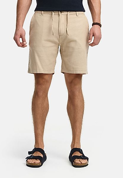 Indicode Chinoshorts INErwil aus Leinen-Mix mit günstig online kaufen