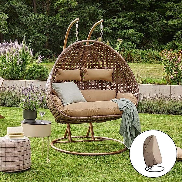 HOME DELUXE Hängesessel Polyrattan Hängesessel TWIN günstig online kaufen