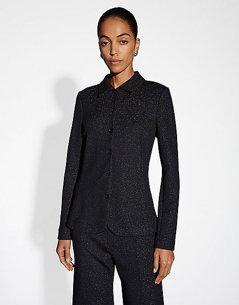 someday Langarmbluse ZPARKLE Slim talliert mit Glitzereffekt günstig online kaufen