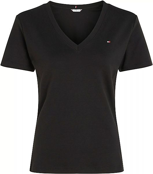 Tommy Hilfiger Curve V-Shirt "CRV NEW SLIM CODY V-NECK SS", in großen Größe günstig online kaufen
