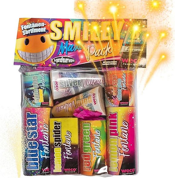 happy sparks® Geburtstagskerze Silvester & Neujahr Jugendfeuerwerk Set - Ne günstig online kaufen