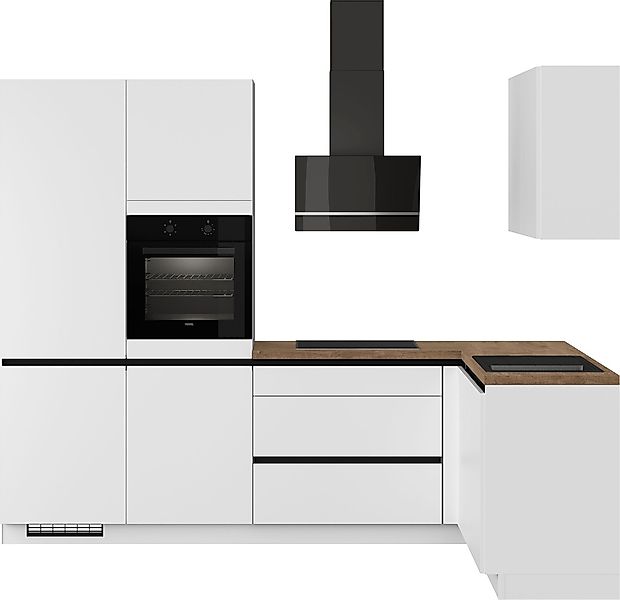 IMPULS KÜCHEN Winkelküche ""Dublin", Anti Fingerprint Oberfläche, Schubkäst günstig online kaufen