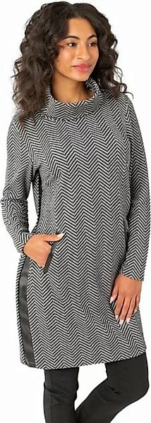 Estefania for woman Strickkleid 189-5601 Kleid in Fischgrät-Design mit Lede günstig online kaufen